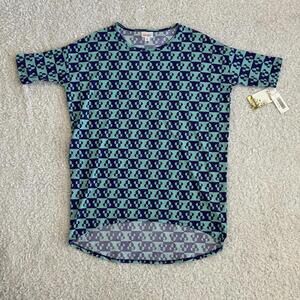 NWT LuLaRoe Disney Mickey Mouse Irma Tunic Top Shirt (size XS) Checkered Pattern